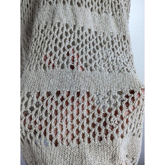 Gap Sleeveless Knit Tank Top Women's Size Small Y2K Beachy Boho Hippie Crochet - Picture 2 of 6